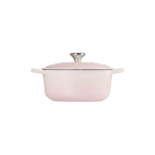 Signature rund gryde &Oslash; 20 cm, shell pink, Le Creuset