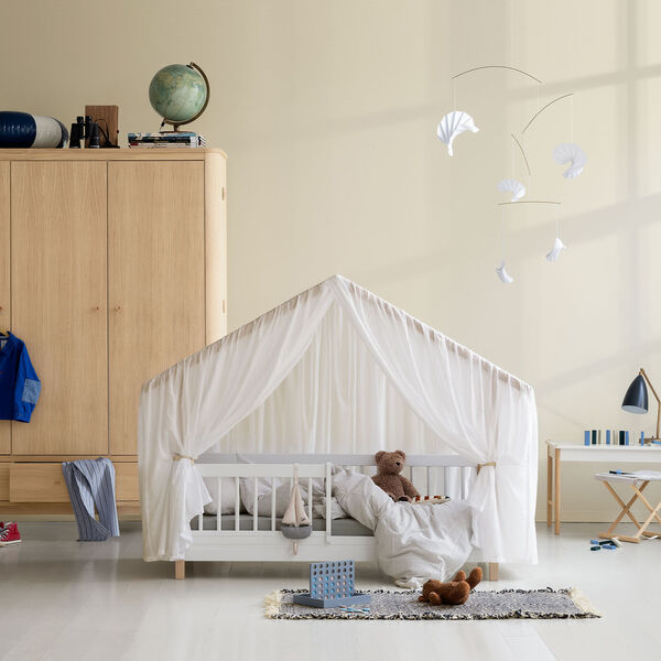 Wood Mini+ husseng, hvid/eg, Oliver Furniture