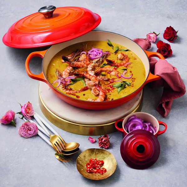 Signature st&oslash;bejern buffetgryde 30 cm, volcanic, Le Creuset