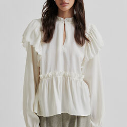 Terra Frill Blouse, tofu, Second Female