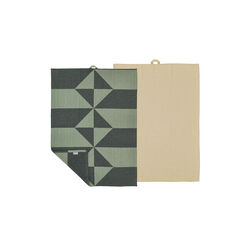 Twist viskestykke, hedge green, Södahl