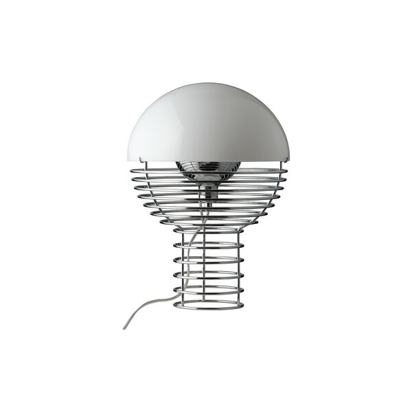 Wire bordlampe, white, Verpan