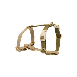Bl&oslash;d & justerbar hundesele, olive, Drew's Dogwear