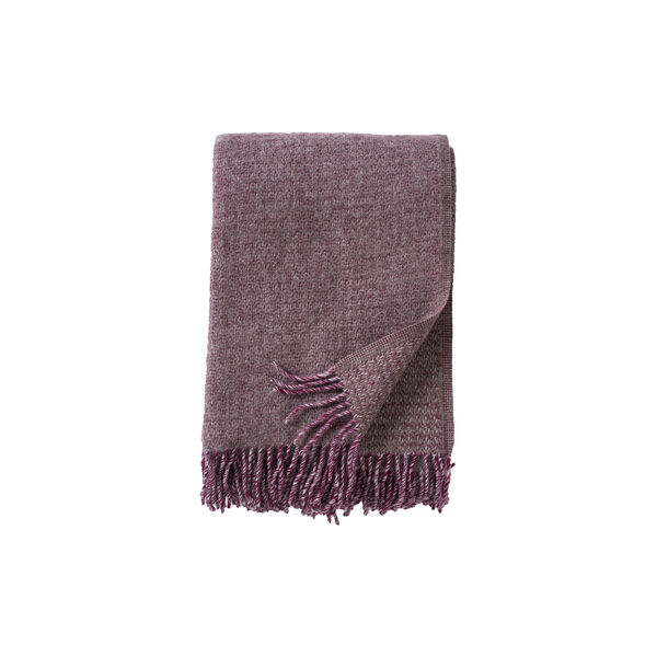 Vito plaid, bordeaux, Klippan Yllefabrik