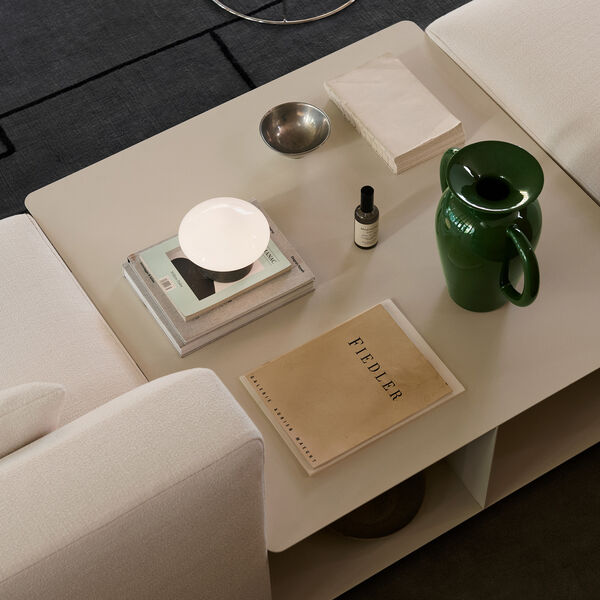 Develius Coffee Table EV3, ivory, &Tradition
