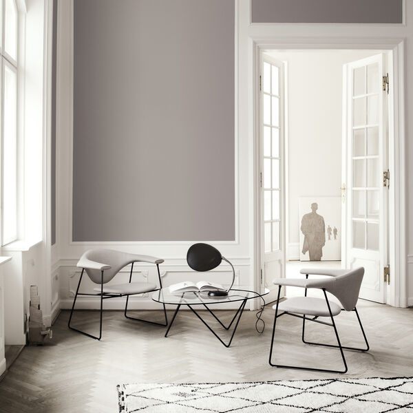 Pedrera Coffee Table, black semi matt, GUBI