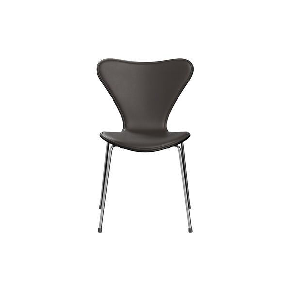 Serie 7&trade; 3107 forsidepolstret stol, Essential dark brown, Fritz Hansen