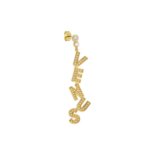 Venus in Love Stud, forgyldt, The Earring Shop