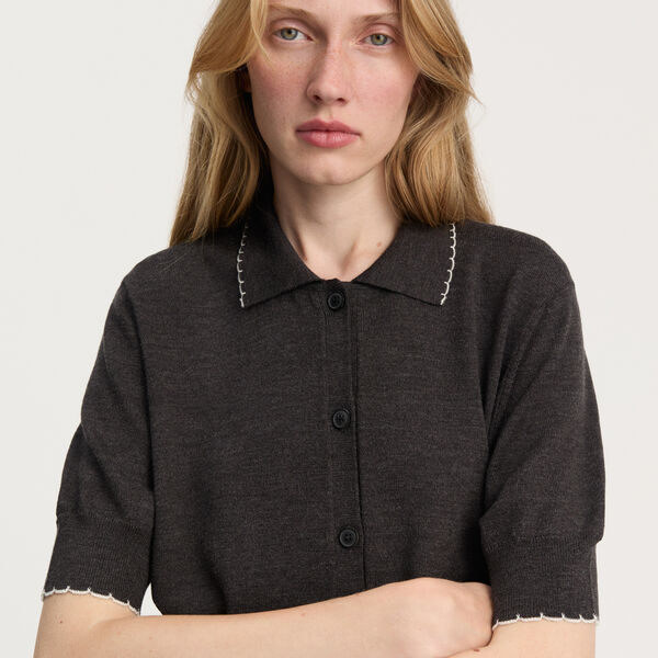 Disha, dark brown melange, Aiayu