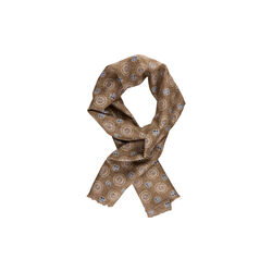 Scarf Wool, brown pattern, Stenstr&ouml;ms