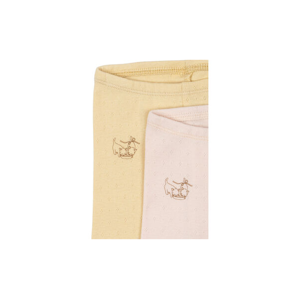 Perla 2 Pack Pants, banana crepe/creole pink, Konges Sl&oslash;jd
