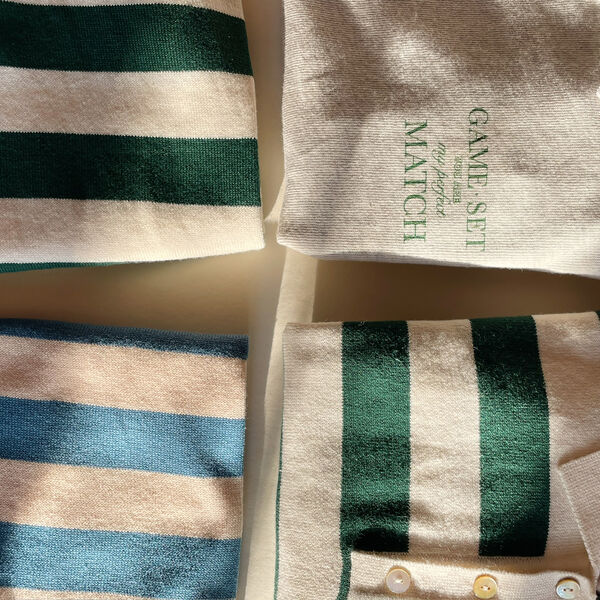 Spotty LS Polo, off white melange, Konges Sløjd