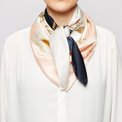 Four Square Daisy Silketørklæde, Flora Danica Denmark