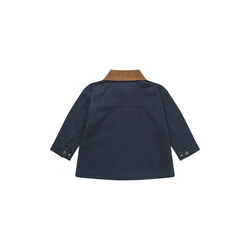 Twill Jacket w. Corduroy Collar, Copenhagen Colors Organics
