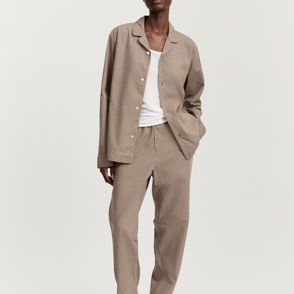 Classic Pyjamas Check, mix fossil, Aiayu