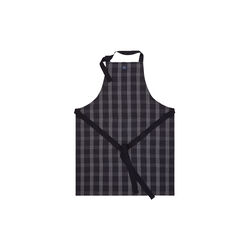 Linen/Cotton Apron, black/white, Lexington
