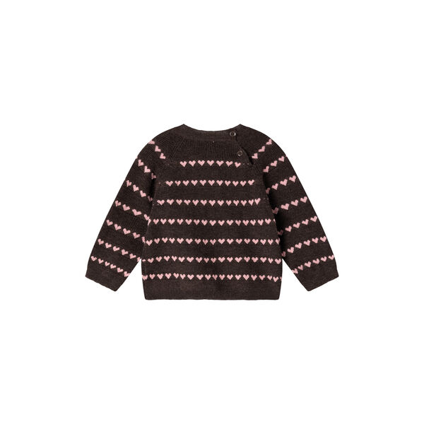 Torin B Knitted Sweater, rose frosting hearts, MarMar Copenhagen