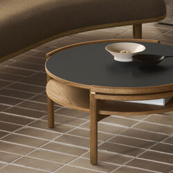 RF1905 Sideways sofabord, olieret eg/sort, Carl Hansen & S&oslash;n