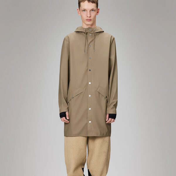Long Jacket, beige, Rains