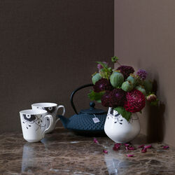 Sort Mega Riflet krus 38 cl, 2 stk, Royal Copenhagen