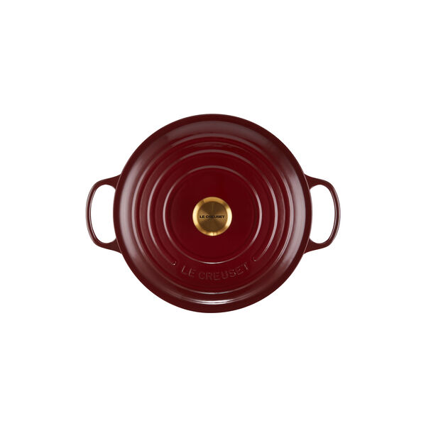 Signature rund gryde &Oslash; 28 cm, garnet, Le Creuset