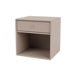 DREAM sengebord, 137 mushroom, Montana Furniture