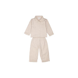 Classic Pyjamas, beige gingham, Lalaby