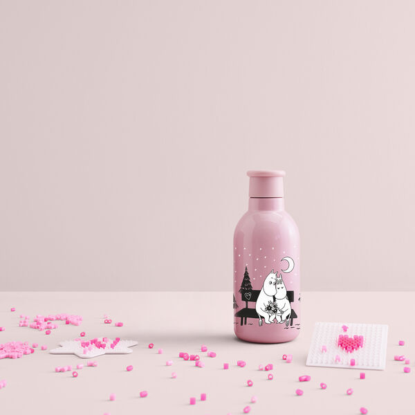 DRINK-IT Moomin termoflaske 0,5 L, i love you, RIG-TIG