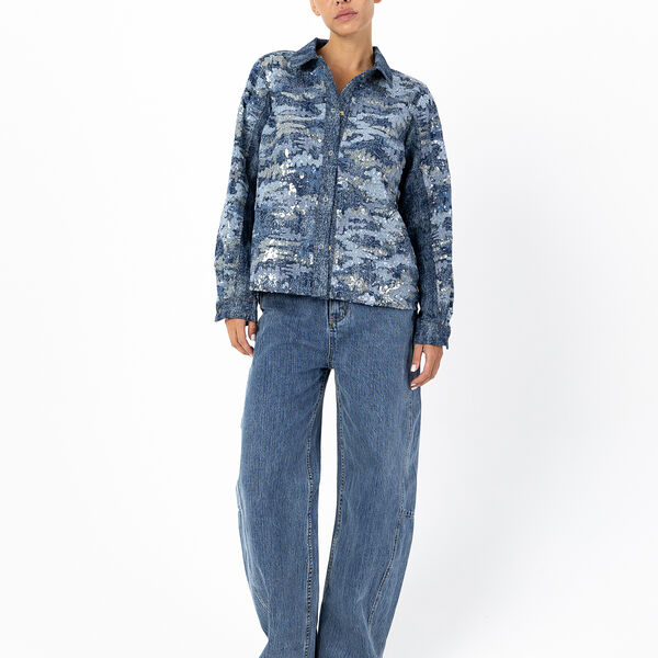 Sequins jacket, muliti color sequins, Coster Copenhagen