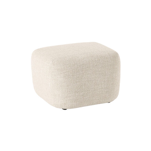 Wolke Ottoman, boucl&eacute; light beige, Westwing Collection