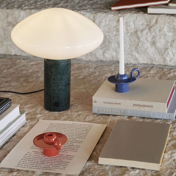 Momento JH39 lysestage, azure, &Tradition