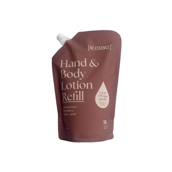 Hand & Body Lotion Refill, citrongr&aelig;s/rosmarin/cedertr&aelig;, RE-ESSENCE