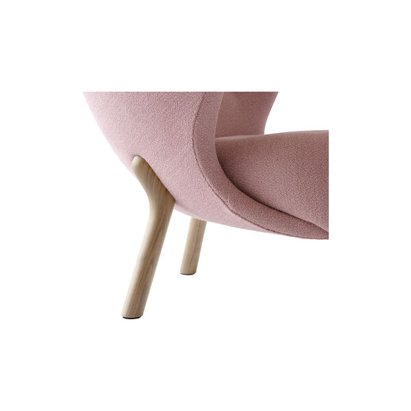 Little Petra VB1 loungestol & fodskammel ATD1, Eriture 0640/olieret eg, &Tradition