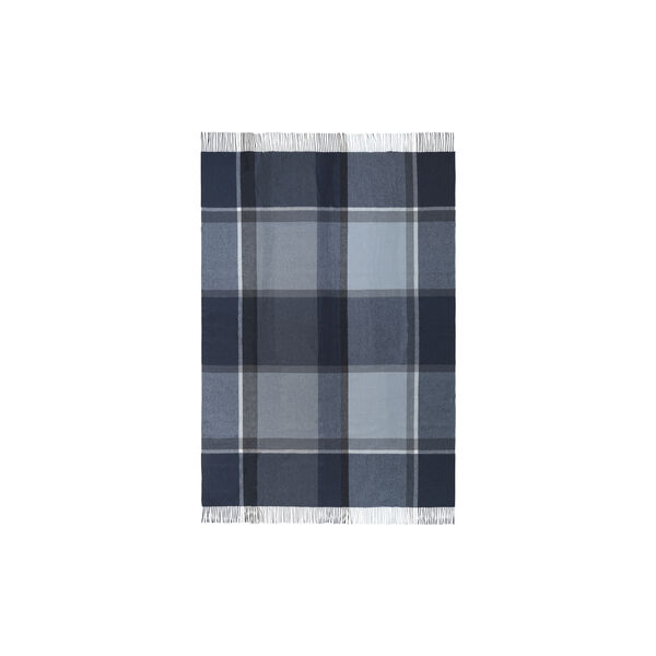 Manhattan plaid, dark blue/asphalt, ELVANG