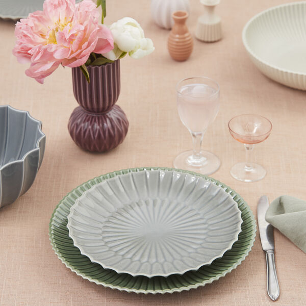 Samsurium Lunch Plate frokosttallerken &Oslash; 22 cm, blue/grey, Dottir Nordic Design