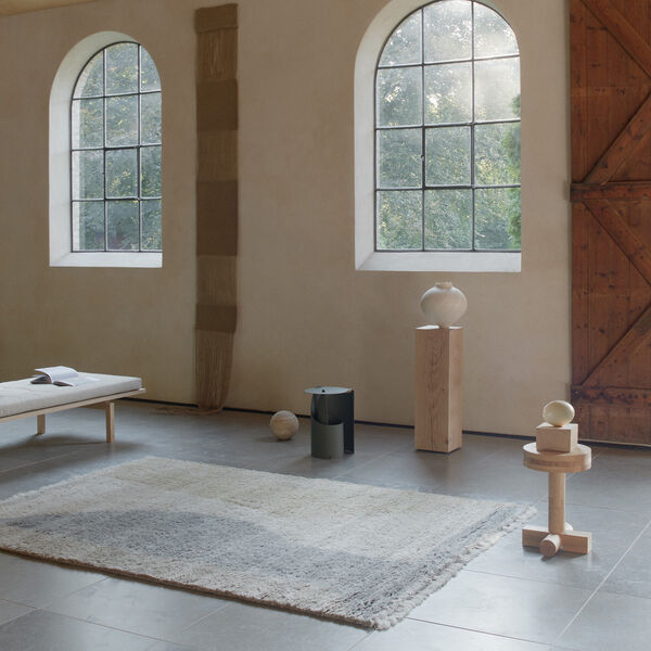 Optical Echo gulvtæppe, vanilla Optical Echo gulvtæppe, vanilla, Linie Design