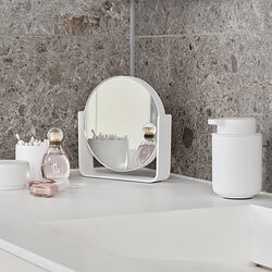 Bordspejl med 5 x forstørrelse, white, Zone Denmark