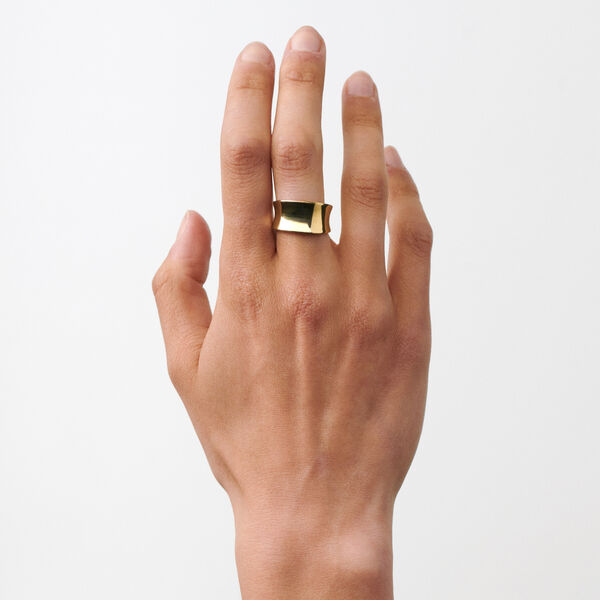 Reflection Ring, forgyldt, Pernille Corydon Jewellery