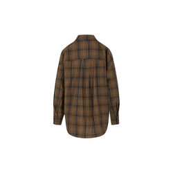 CC Heart ALIA loose shirt, golden brown check CC Heart ALIA loose shirt, golden brown check, Coster Copenhagen