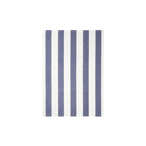 TAULO Viskestykkes&aelig;t Stribet, white/mazarine blue, Blomus