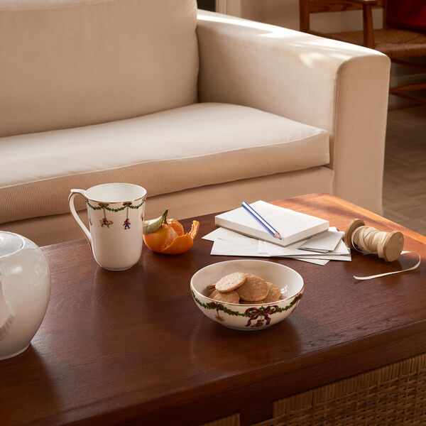 Stjerne Riflet Jul skål 50 cl, Royal Copenhagen