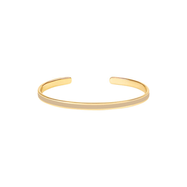 BANGLE Bracelet, mastic beige, bangle up