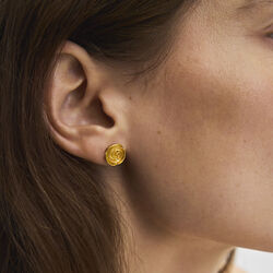 Rose &Oslash;restikker Medium, forgyldt, Pernille Corydon Jewellery
