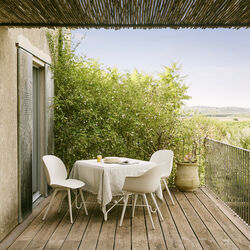 Beetle Dining Chair Outdoor, alabaster white, GUBI