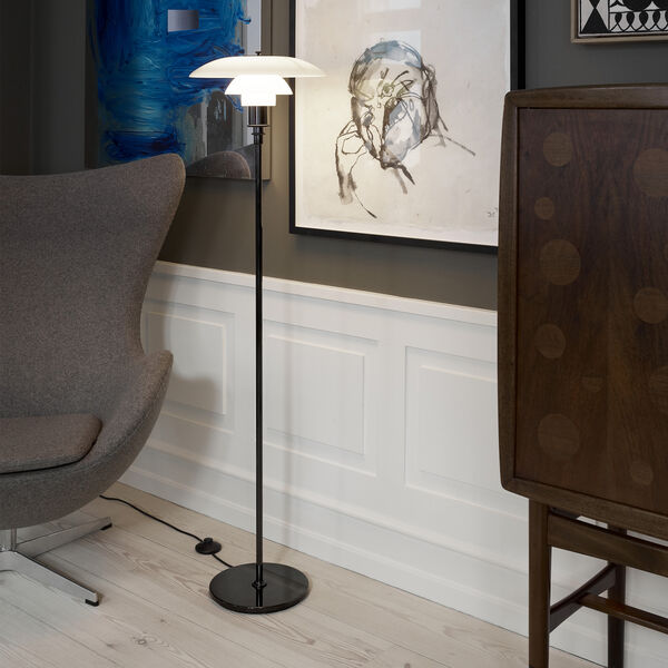 PH 3&frac12;-2&frac12; gulvlampe, sort, Louis Poulsen