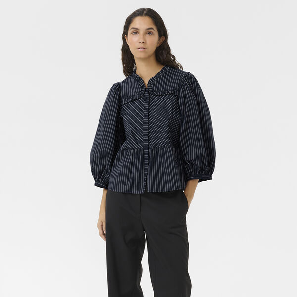 KBAmy Nette Blouse, inkwell stripe, Karen by Simonsen