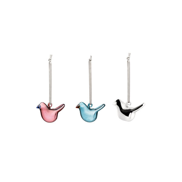 Mini glasfugle 3-pak, mix 2025, Iittala