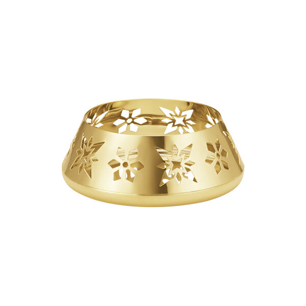 2024 Lysestage til bloklys, guld, Georg Jensen