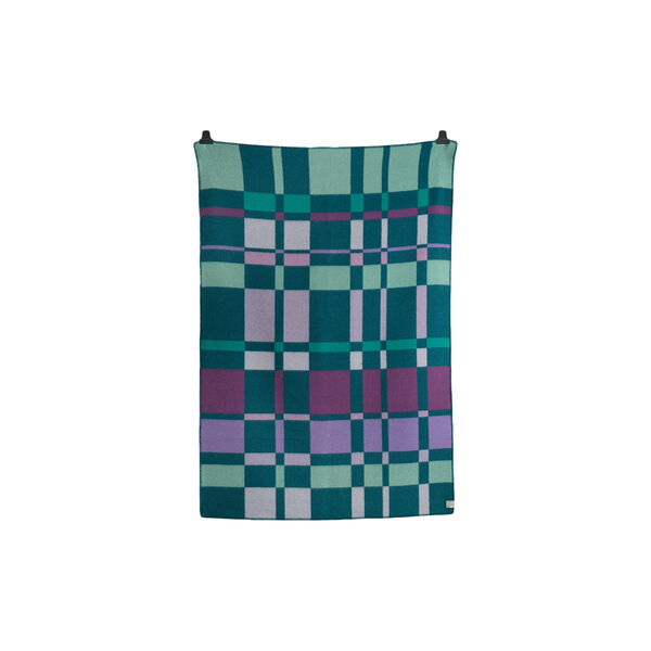 CITY Throw, aqua, Røros Tweed