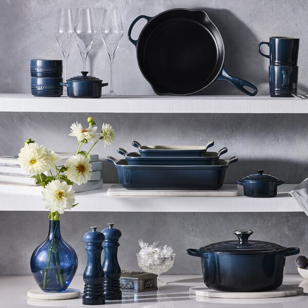 Signature rund st&oslash;bejernsgryde &Oslash; 20 cm, nuit, Le Creuset